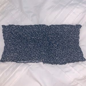 Brandy smock floral crop